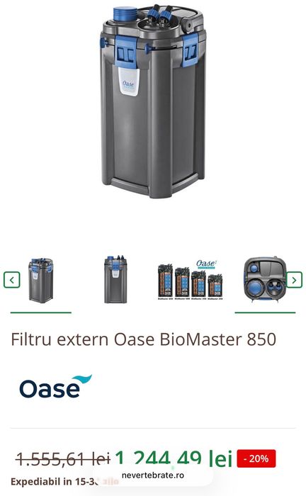 Filtru Biomaster 850