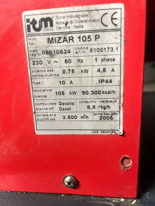 Дизельная тепловая пушка