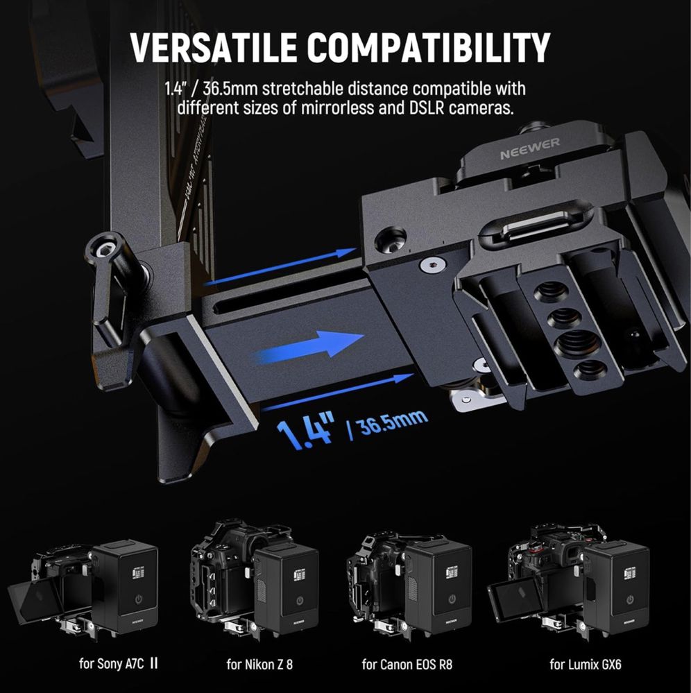 Плючка за V mount. Arca. Риг. Кейдж. quick release. Ronin.
