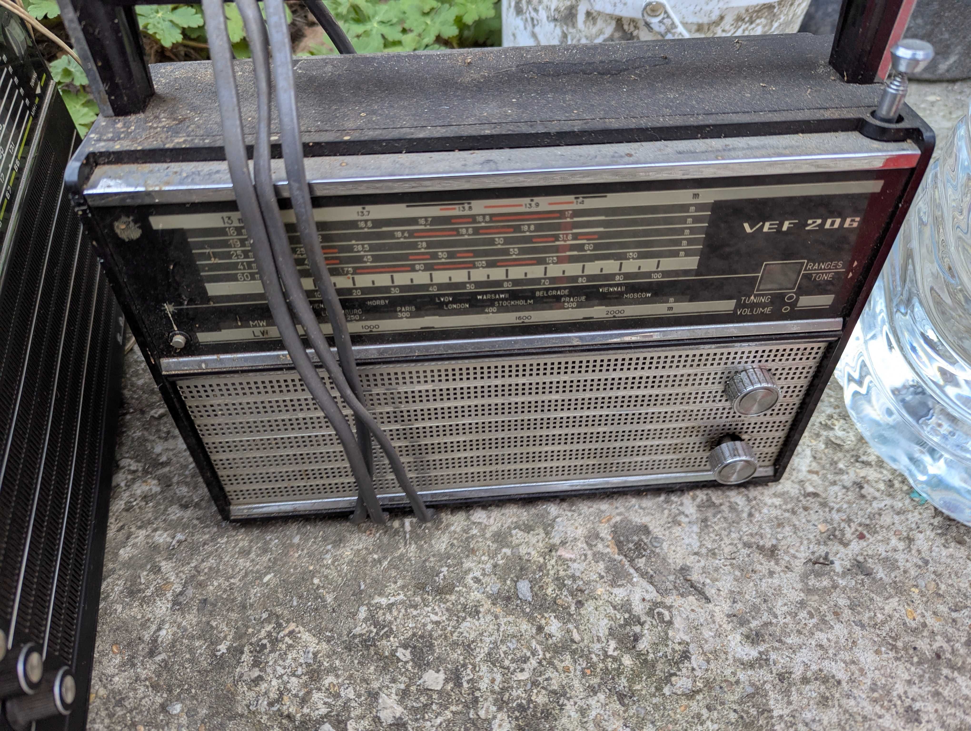 3 РАДИА (Retro REMA 2080 Phono + SELENA B210 Made in USSR + VEF 206)