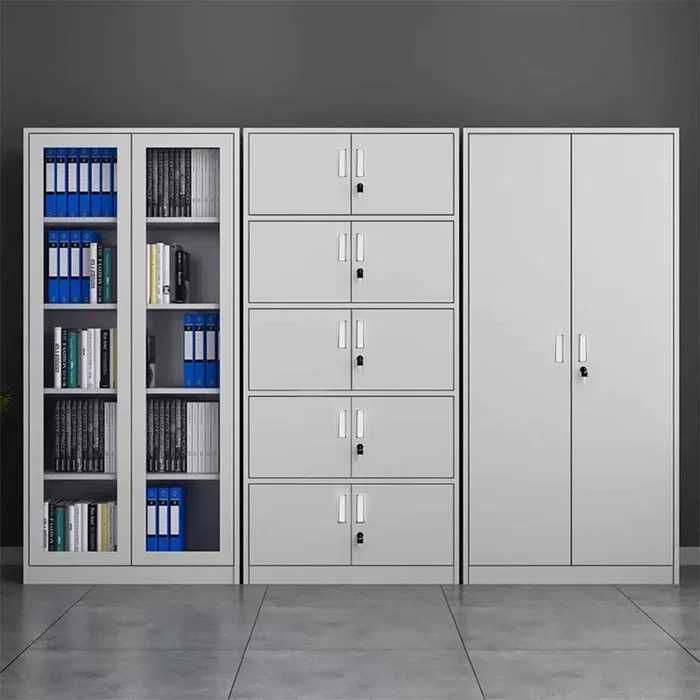 Шкаф для бумаг с замком для офиса Bir nechta bo‘limli hujjatlar shkafi