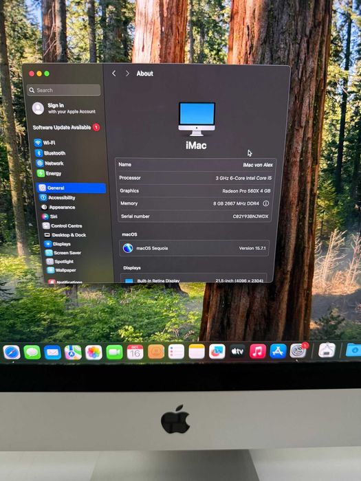 iMAC 2019  Retina 4K ,1TB SSD  i5 6-Core AGP Amanet Cod 3392