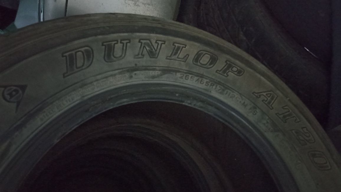 Летняя резина DUNLOP GRANDTREK.
Размер 265/65/17.
Стояли на Паджеро.
Н