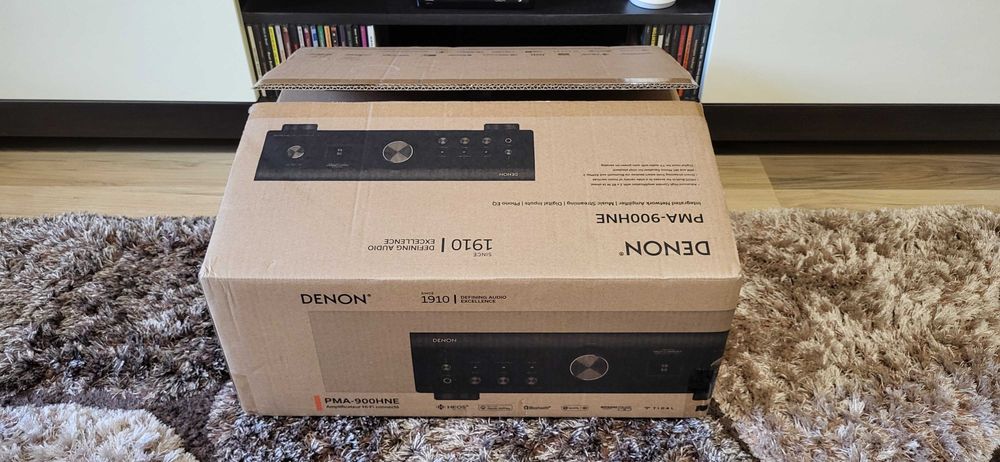Denon PMA-900HNE, amplificator Hi-Res, streamer integrat, nou la cutie
