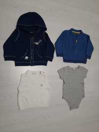 Hanorac bebelus + pulover, marca In Extenso+body+ vesta, mărimea 80 cm