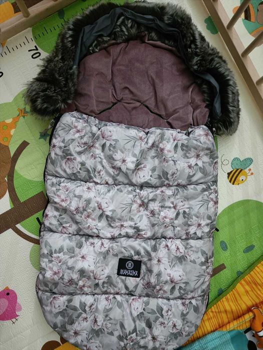 makaszka - Sac de iarna carucior  Premium BIG 12-36 luni Dream Garden