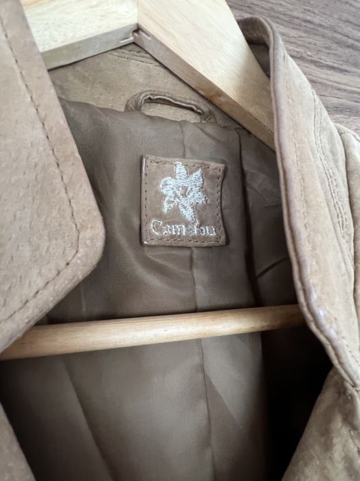 Trench din piele naturala S