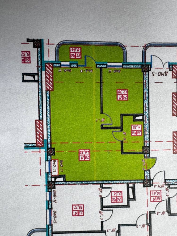 Продам квартиру 2х ком 68м2 Коробка ЖК Parkwood Ул Нукусская Макро