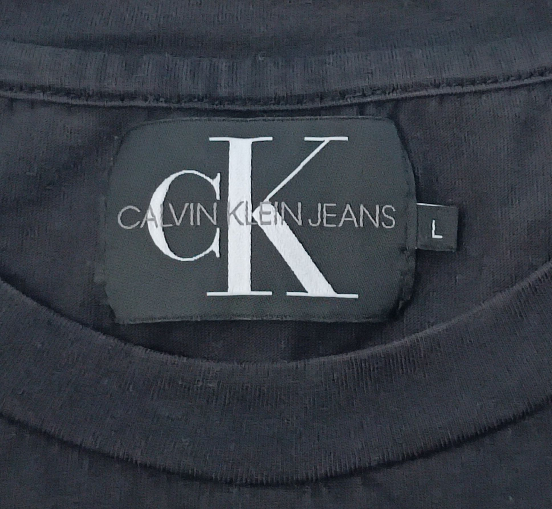 Calvin Klein Jeans Logo Tee оригинална тениска L памучна фланелка
