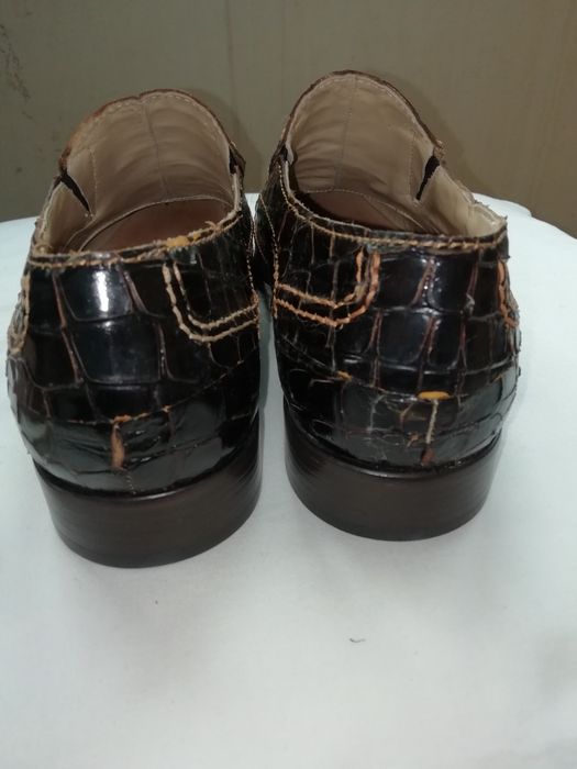 Pantofi piele de crocodil DEBUT nr. 44- noi
