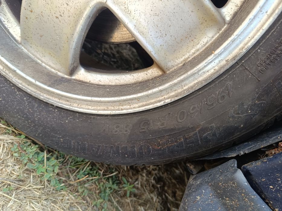 Anvelope 195 60r15 cu jante aliaj Opel in 4 prezoane