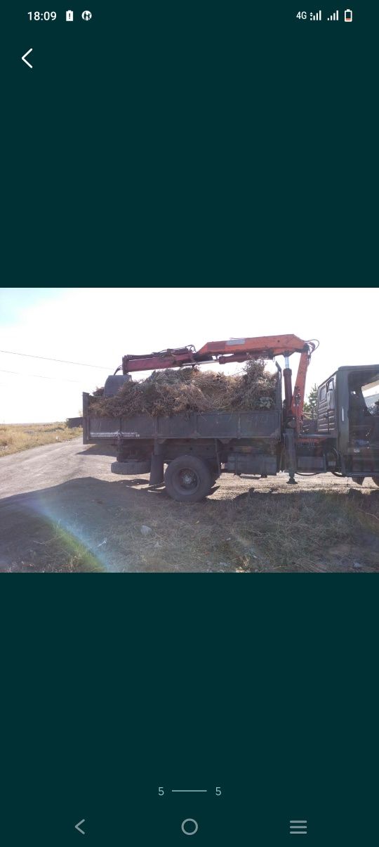 Вывоз мусора и снега , грейфер самогруз .