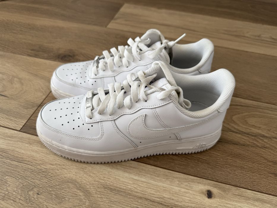 Оригинален мъжки Nike Air Force 1, бял 42.5 номер