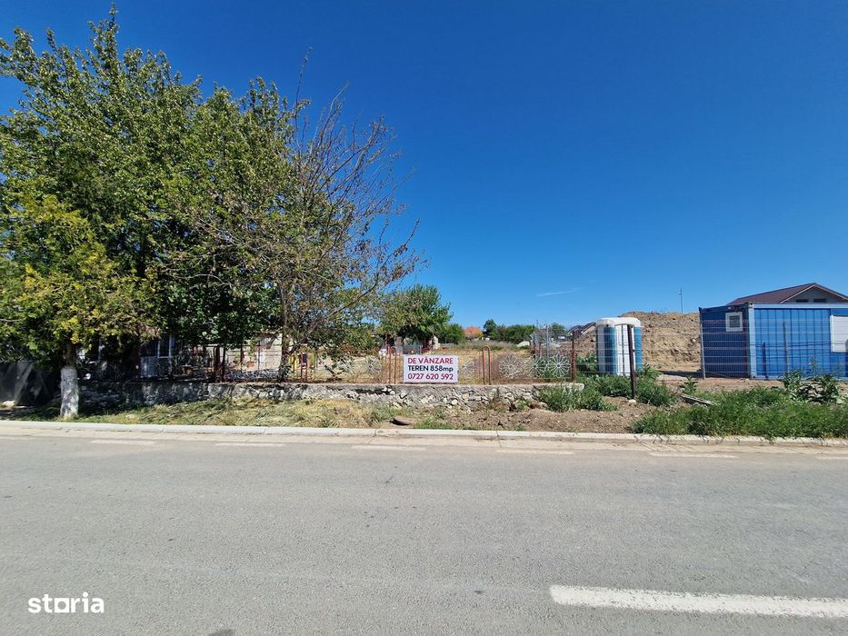 Corbu -Teren intravilan 858mp, Strada George Toparceanu -39.000euro