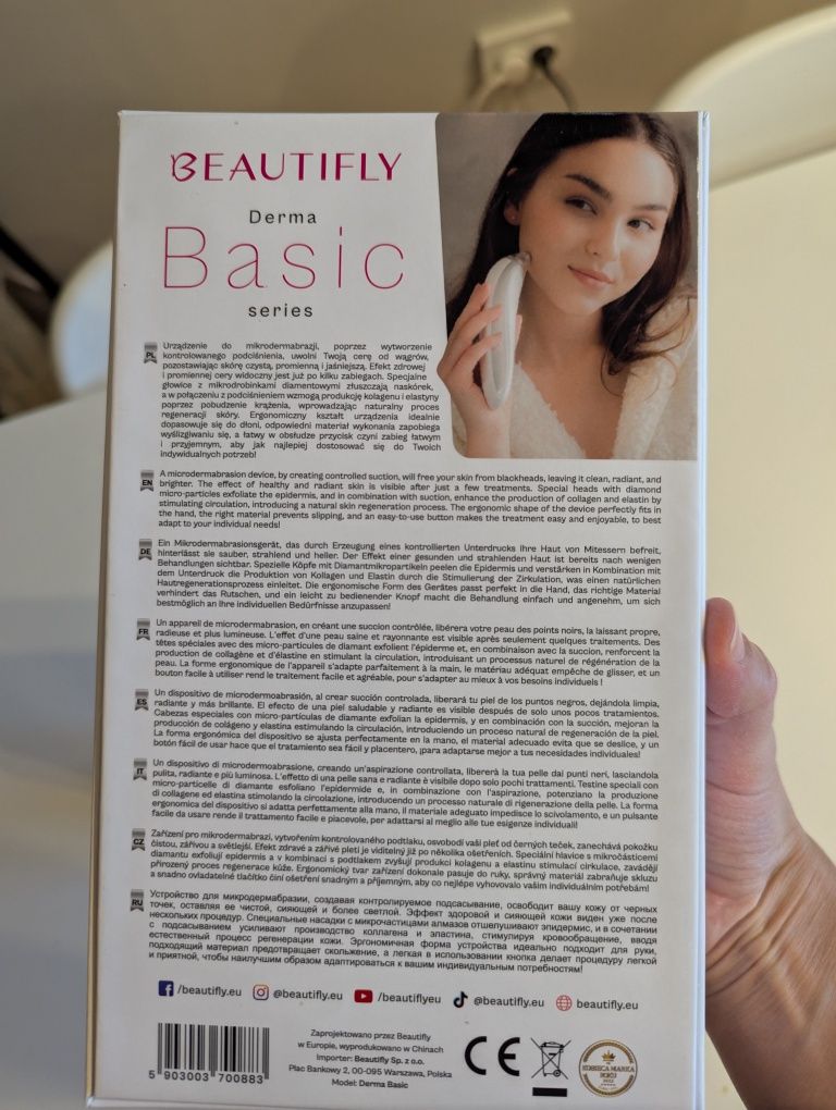 Уред за почистване на лице Beautifly B-Derma Basic