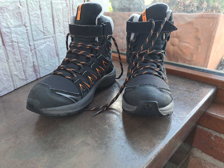 детски ботуши,зимни обувки,боти,апрески,Salomon номер36 за момче,