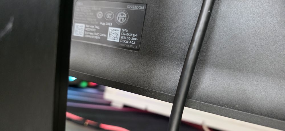 Monitor gaming LED VA DELL S2722DGM 27" QHD 165Hz