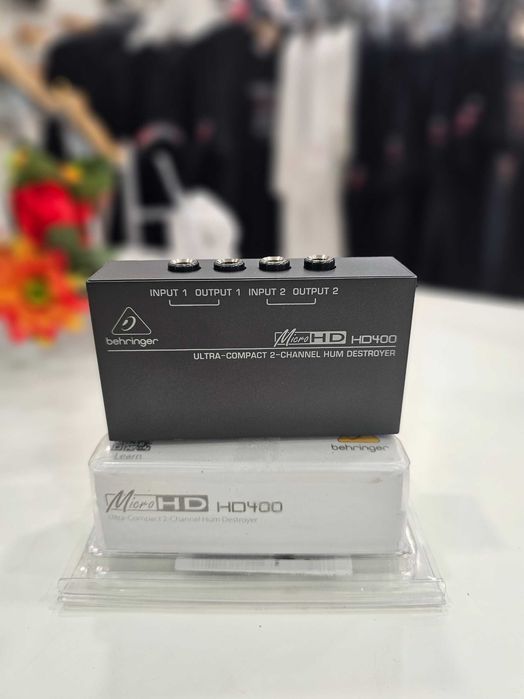 Behringer HD400 – компактно решение за премахване на шум/hum(2 канала)