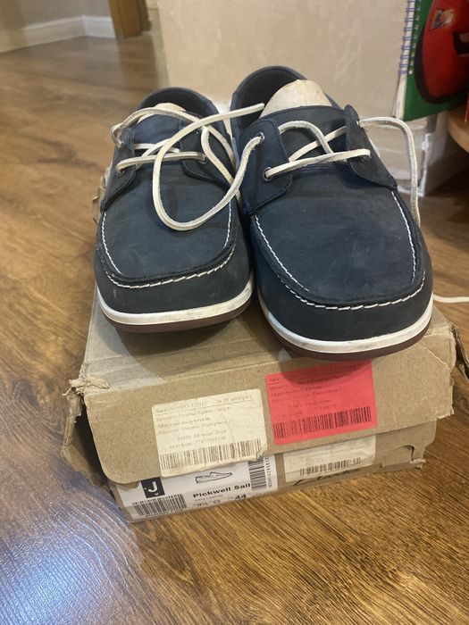 Clarks 44 размер мужские макасины