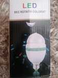 Bec led multicolor rotativ