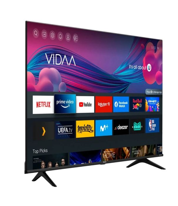 Продам телевизор hisense 43a6bg 109см