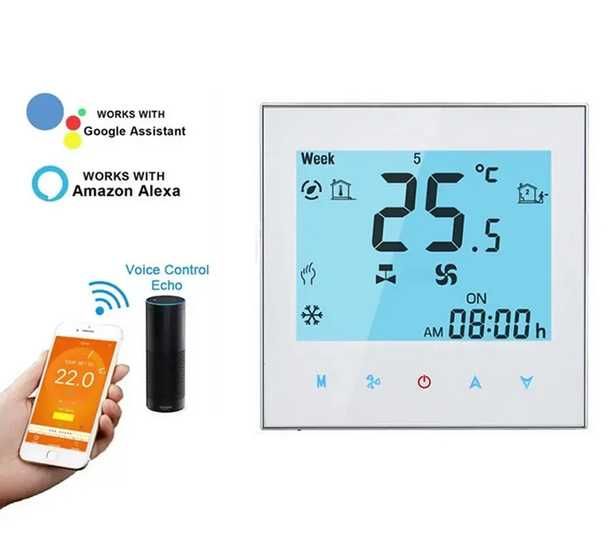 WiFi smart Термостат за климатични и вентилационни системи, конвектори