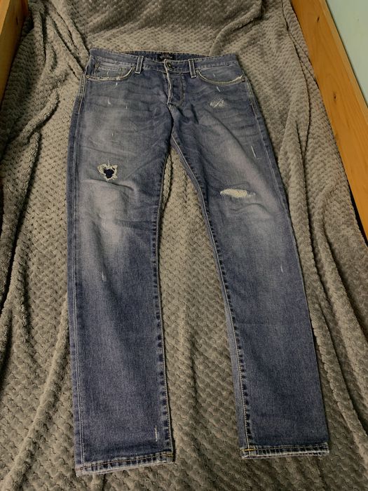 Blugi Rupti Jack & Jones Albastri