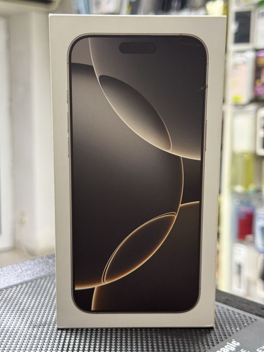 Apple iPhone 16 Pro Max,Natural Titanium,256GB *100% Battery*КатоНов*