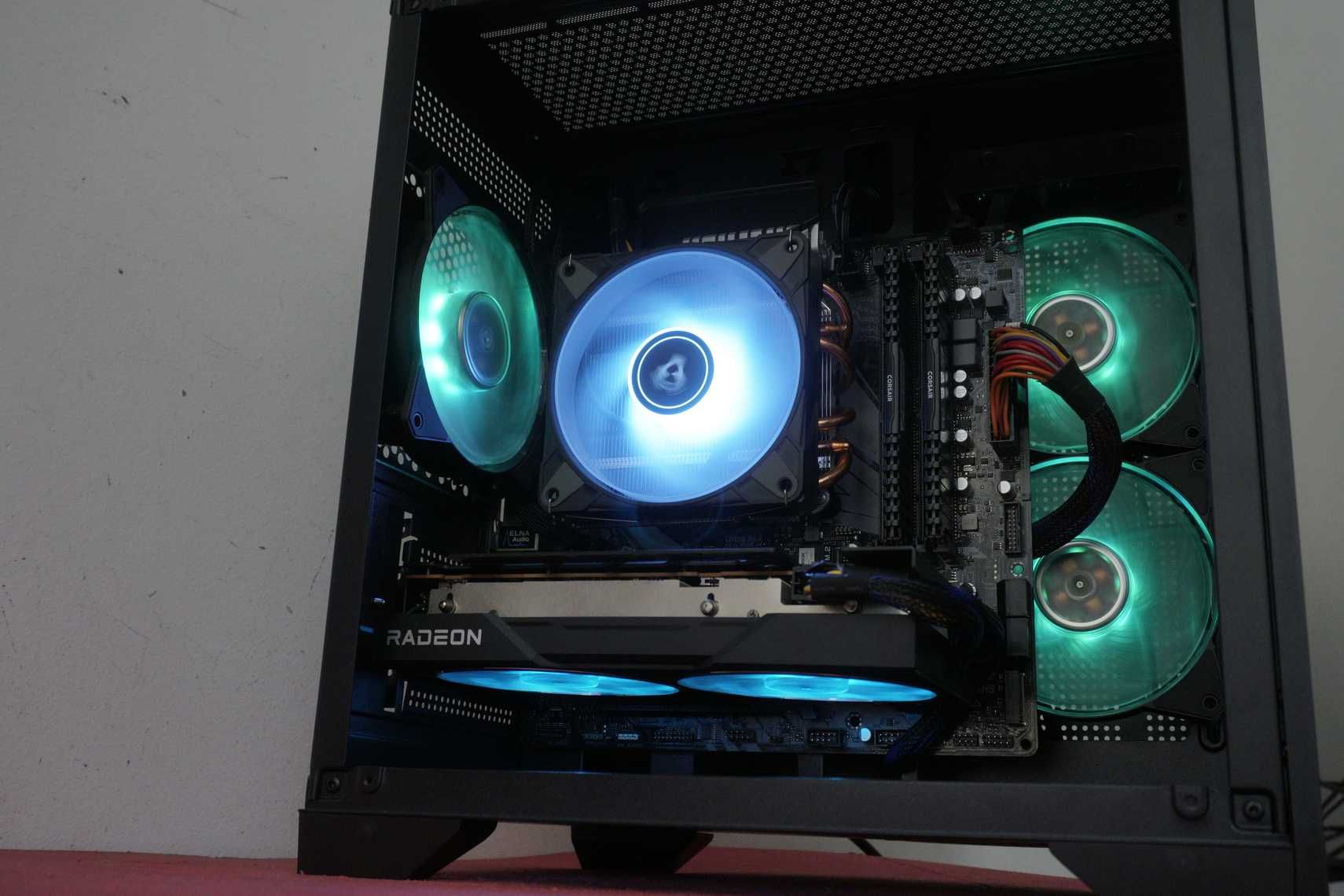 Ryzen 3600/A320m/16GB 3200/500GB gen4 Nvme/ RX 6600 XT/ New RGB case