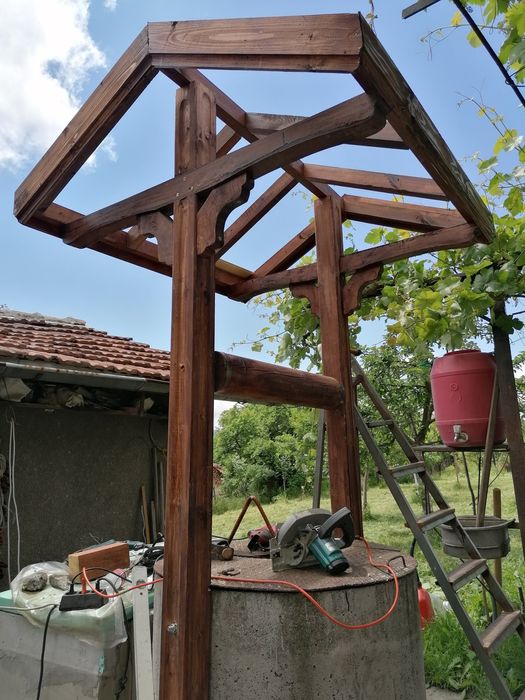 Изработка на декоративни покриви за кладенци.