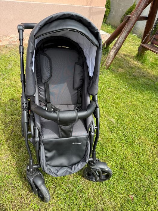 Cărucior Krausman 3 în 1 Combo Max Grey