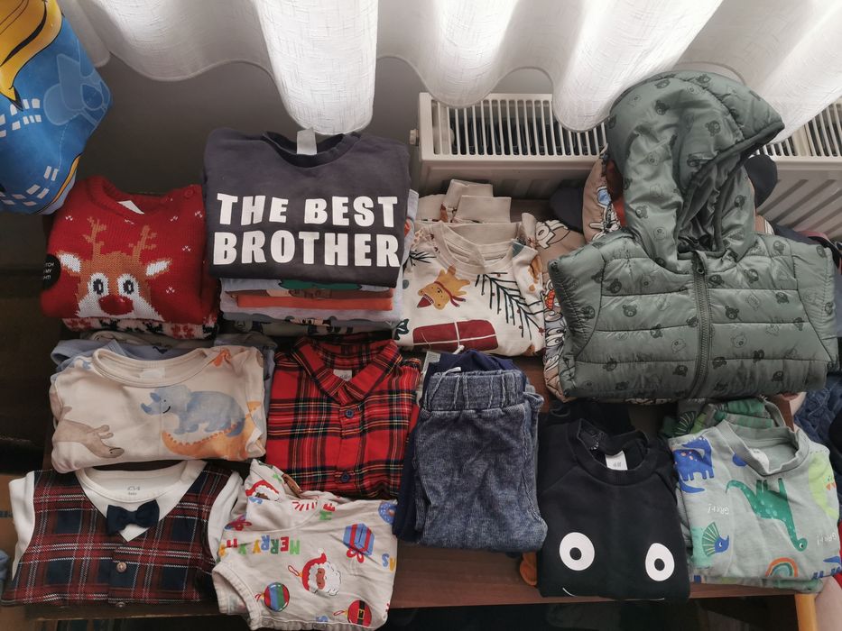 Set haine de iarna pt baieti marime 80 cm