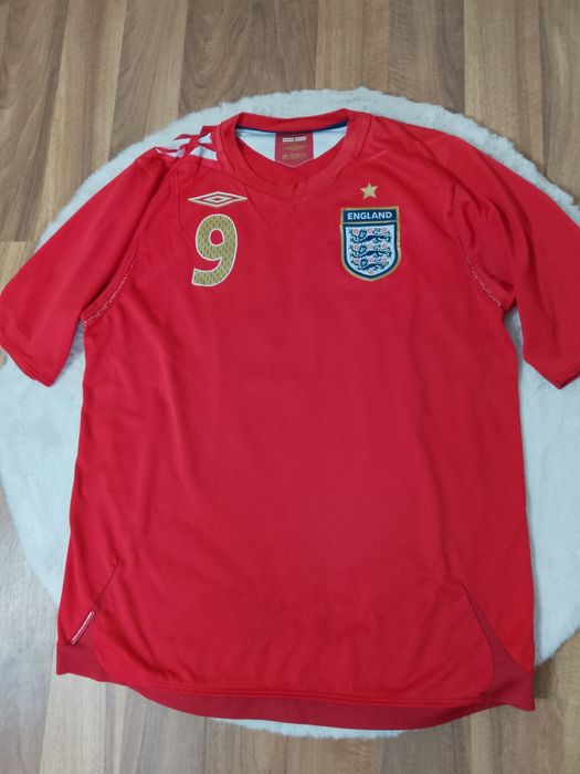 Tricou Fotbal Vintage Anglia #9 Rooney