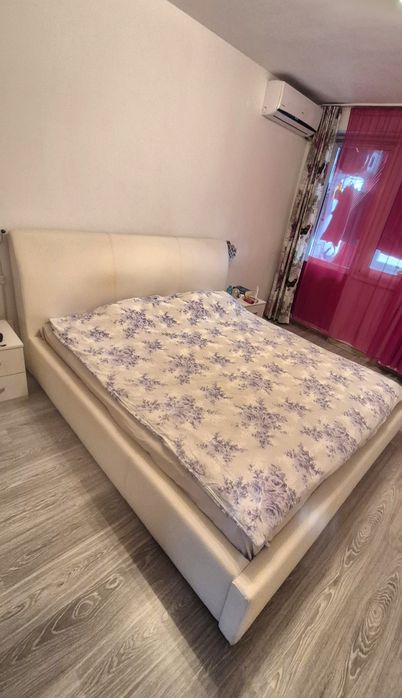 Pat matrimonial Lems cu lada si saltea