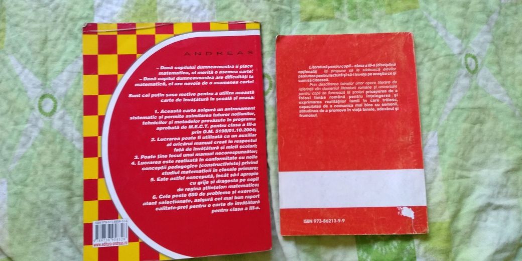 Manuale cls. III ,Matatica & Literatura pt copii