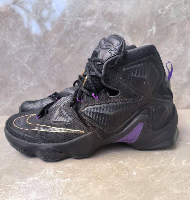 Nike LeBron XIII (13) Gold Purple Black номер 45