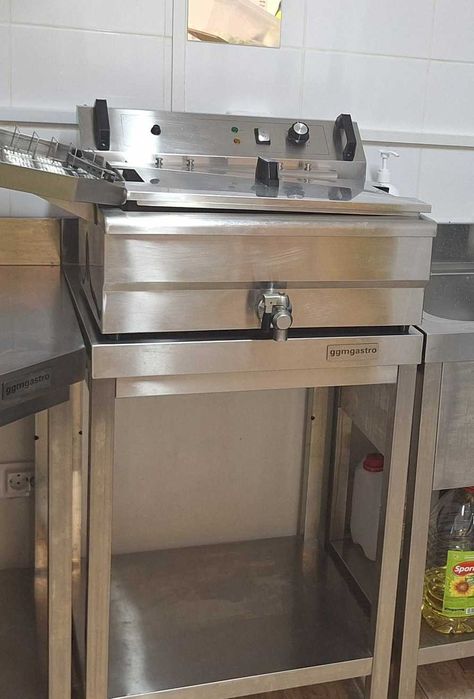 Inox Blat de lucru PREMIUM 0,6 m - cu polita şi rebord