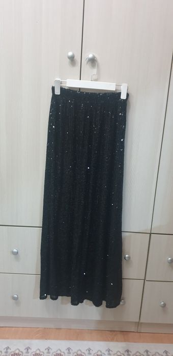 Юбка в пол с пайетками