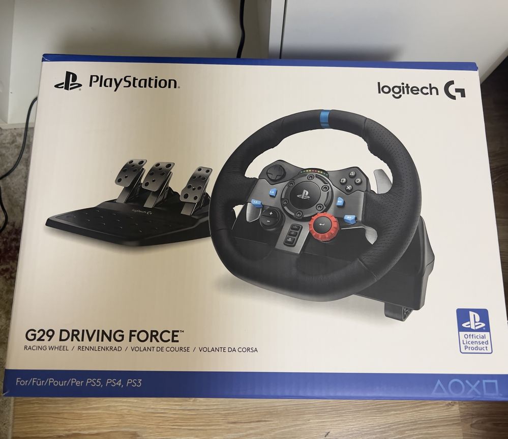 Волан с педали Logitech g29, в гаранция
