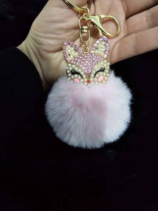 Breloc vulpe chei/ geanta