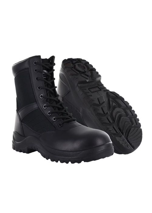 Мъжки боти, естествена кожа, тактически Centurion 8.0 Black, 42 EU