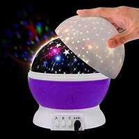 Lampa de Veghe cu Proiector Rotativ Luna Stele 360 Star Master