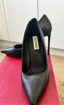 Черни обувки, висок ток, кожа, Steve Madden