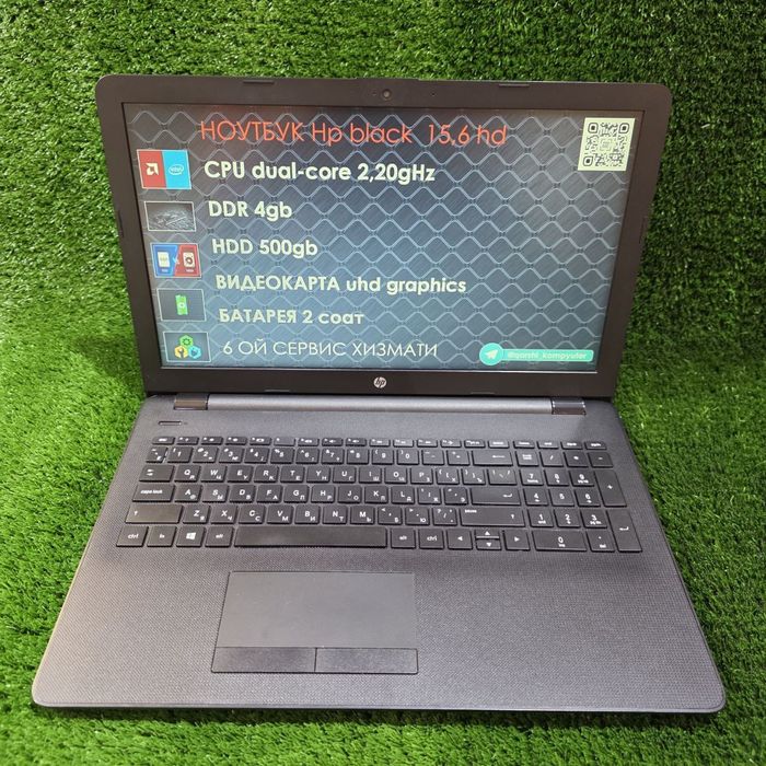 Hp black Dual core 4gb 500gb