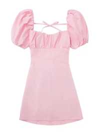 Мини-платье розовое летнее