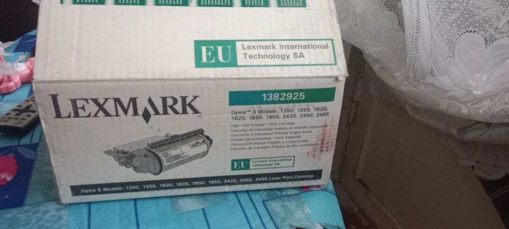 LEXMARK Optra S Models:1250,1255,1620,1625,1650,1855,2420,2450,2455.