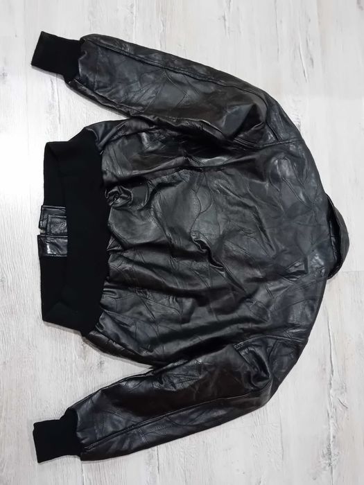 Jachetă de tip bomber din piele naturală Alpha Industries, mărimea XL