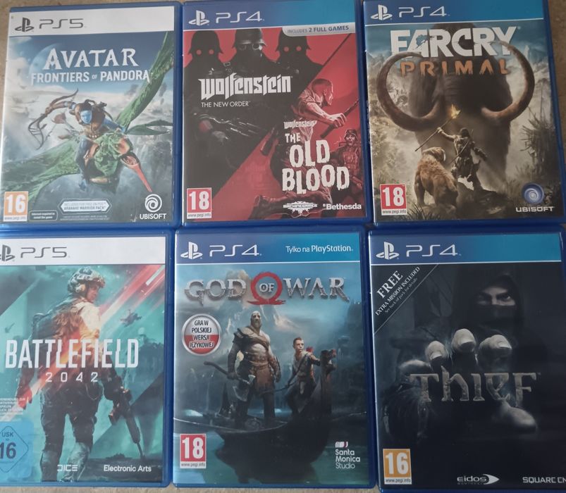 Vând jocuri PS4 în stare bună