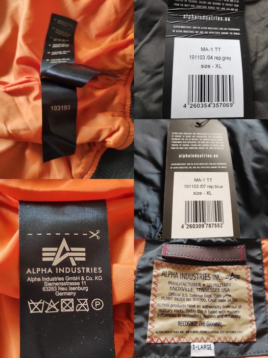 Geci bărbați Alpha Industries  XL