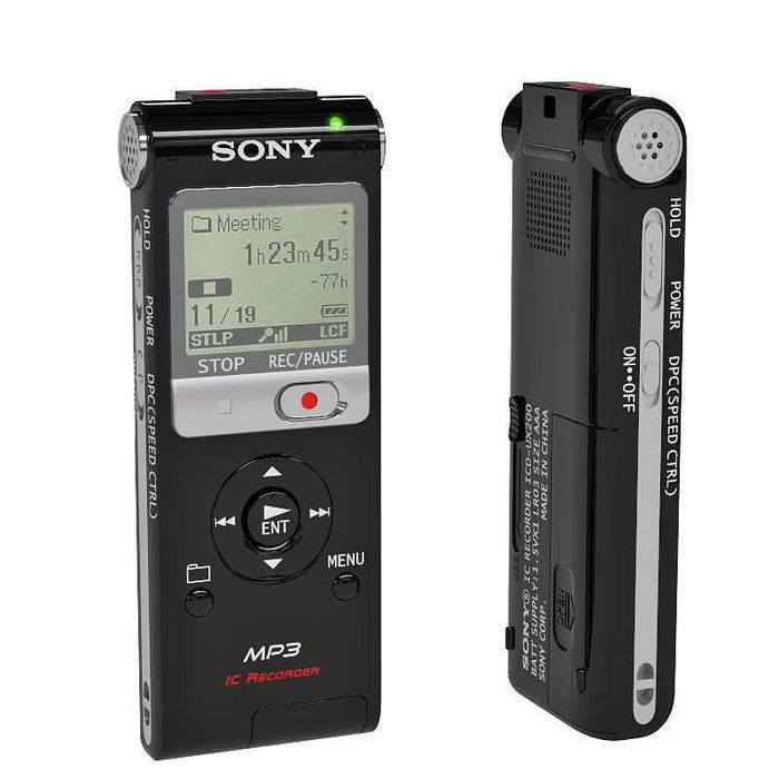 Reportofon dictafon stereo SONY adus din State model ICD-UX300 black